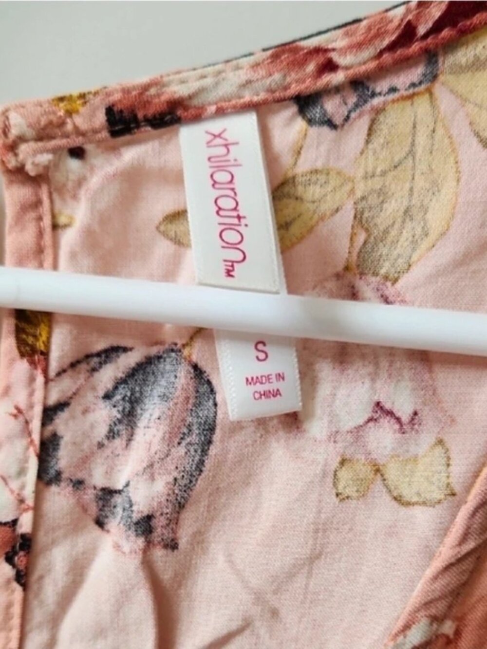 Xhilaration Floral Pink Jumpsuit - Picture 3 of 5